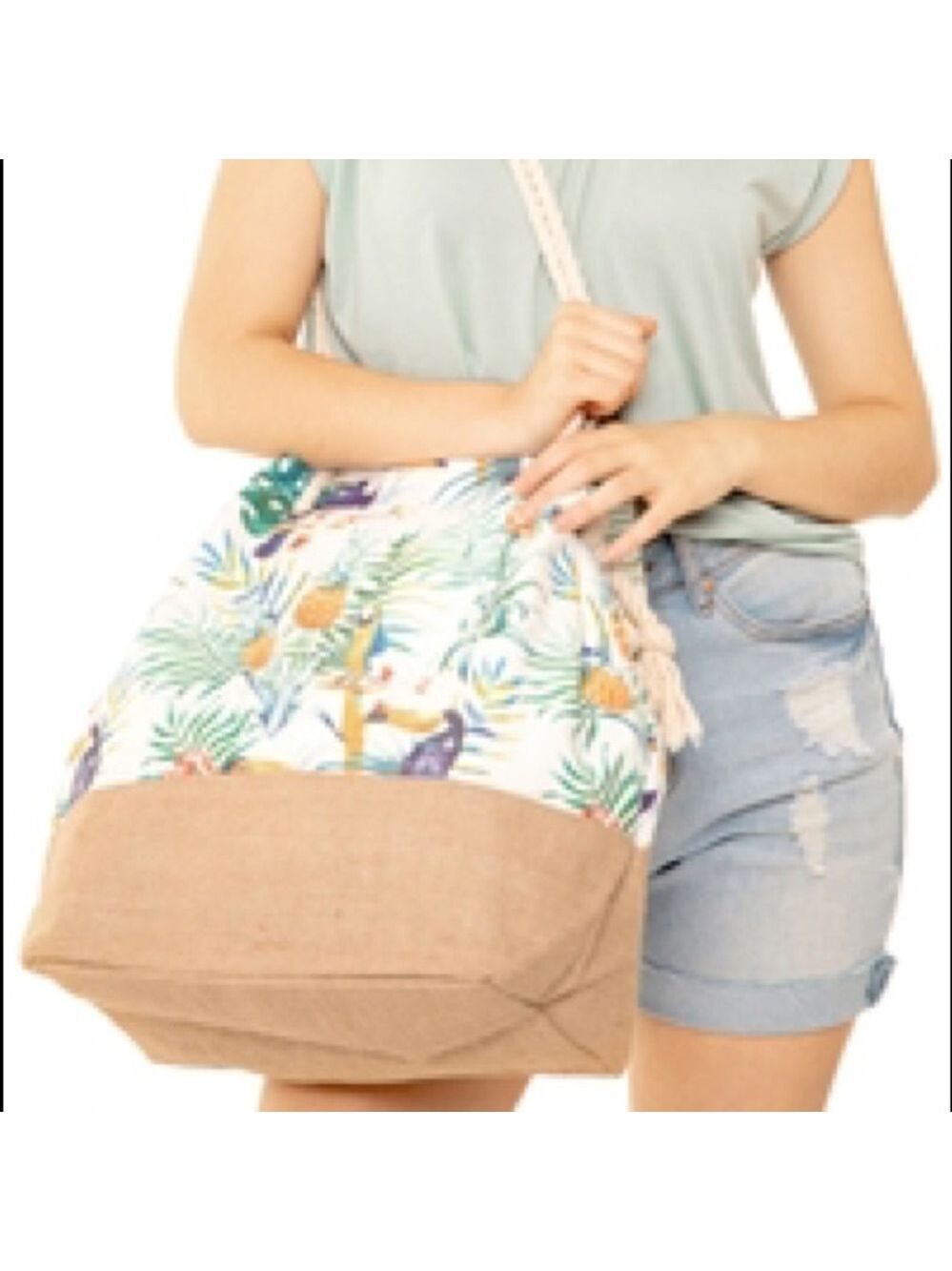 Tropical Pineapple Hibiscus Sandbag - Picture 3 of 4